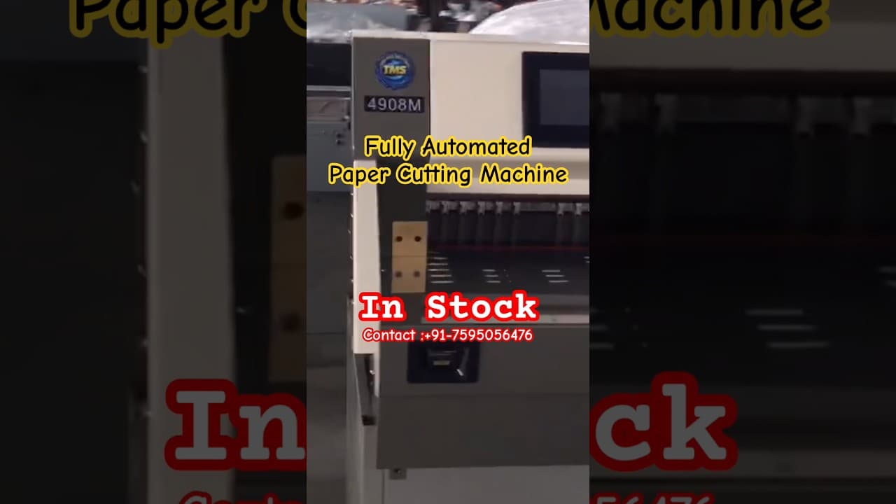 TMS : Paper Cutting Machine #machine #telegram #industry #business #packagingindustry #smallbusiness