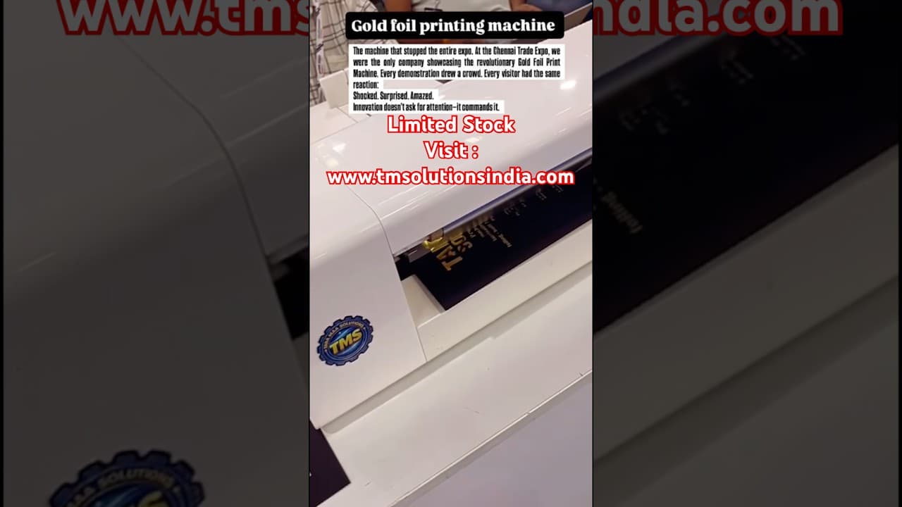 TMS : Golden Printing Machine # #industry #machine #telegram #business #buynow #smallbusiness #buy